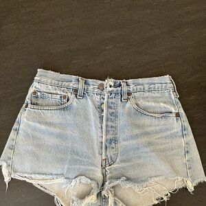 Levi's Blue Jean Shorts Vintage Style